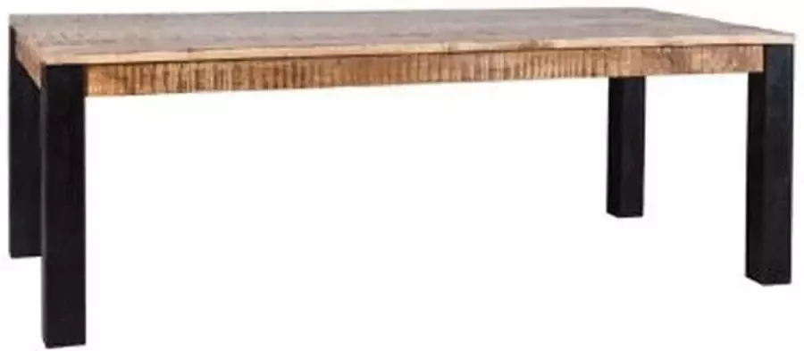 HUUS Eettafel Ventura Mangohout tafel voor binnen 200x100x78 cm