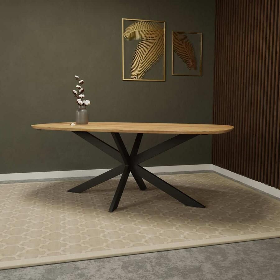 HUUS Eettafel Jens Deens ovaal 220 cm