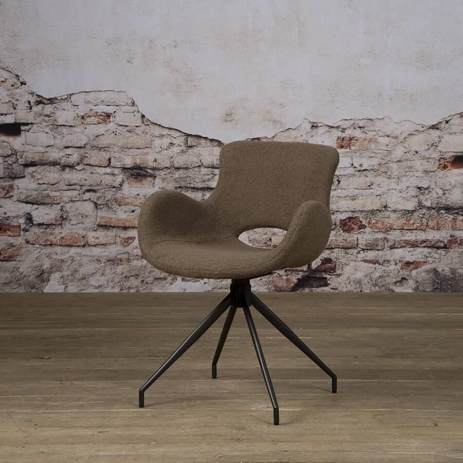 HUUS Stoel Vicky Topkwaliteit stoel Zitting is gemaakt van Stof 58x82x58 cm