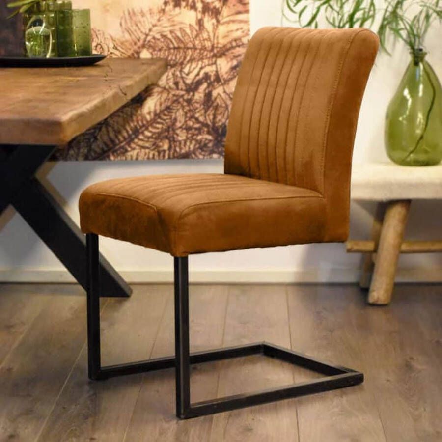 HUUS Stoel België Topkwaliteit stoel Zitting is gemaakt van Leer 47x61x88 cm