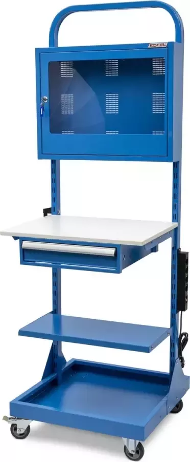 Huvema Computerkast verrijdbaar 27'' BL PC 700x700x2100 MOB