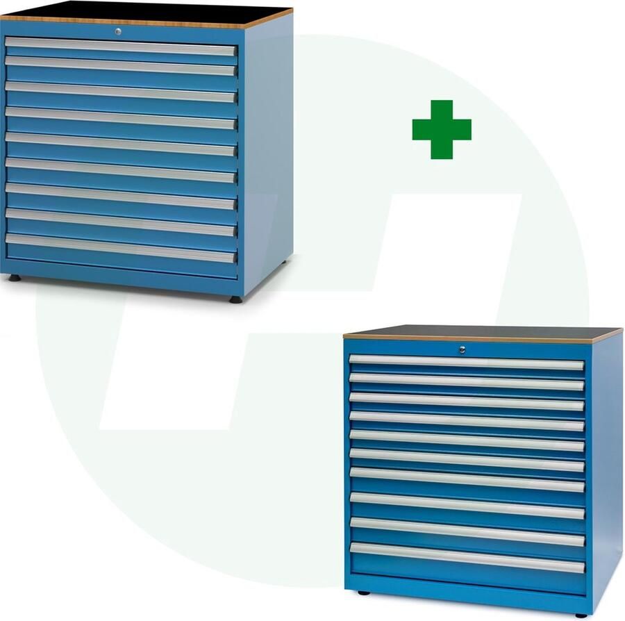 Huvema Combi Deal Ladenkasten 1010x725x1000 mm Combi deal ladenkasten