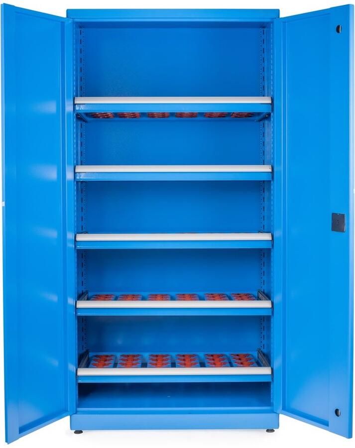 Huvema Werkplaatskast met 120 CNC gereedschapshouders BL 120H 5D 1010x615x2030 CNC