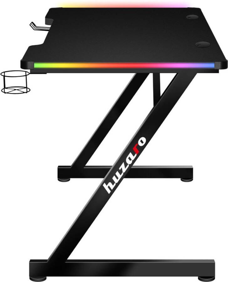 Huzaro Hero 2.5 RGB Bureau Zwart