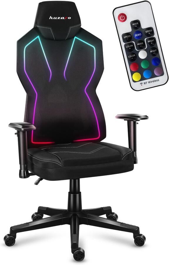 Huzaro Combat 6.2 Black RGB Gaming stoel