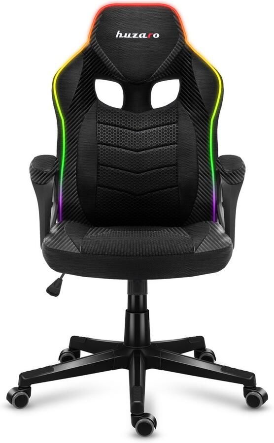 Huzaro Force 2.5 RGB Carbon – Gamingstoel met LED-verlichting en Ergonomisch Design