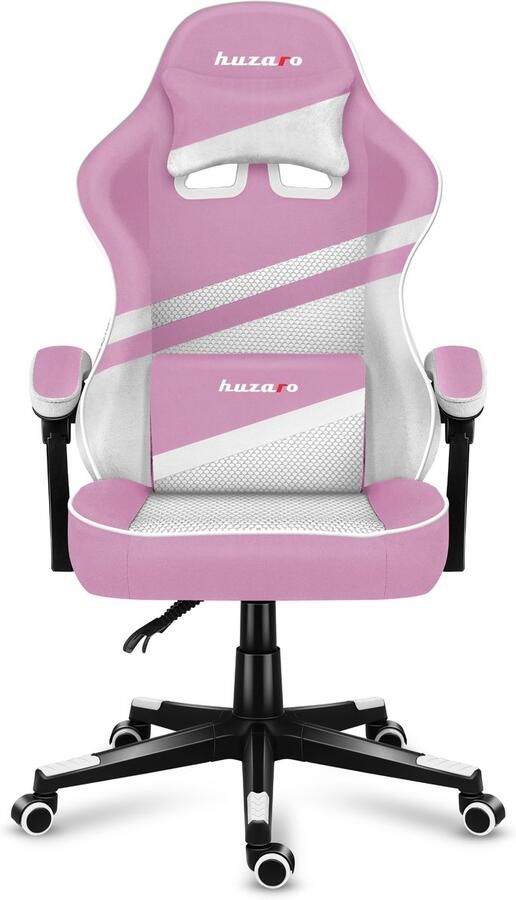 Huzaro Force 4.4 Pink Mesh – Ergonomische Gamingstoel met Ademende Stoffen en Stijlvol Design