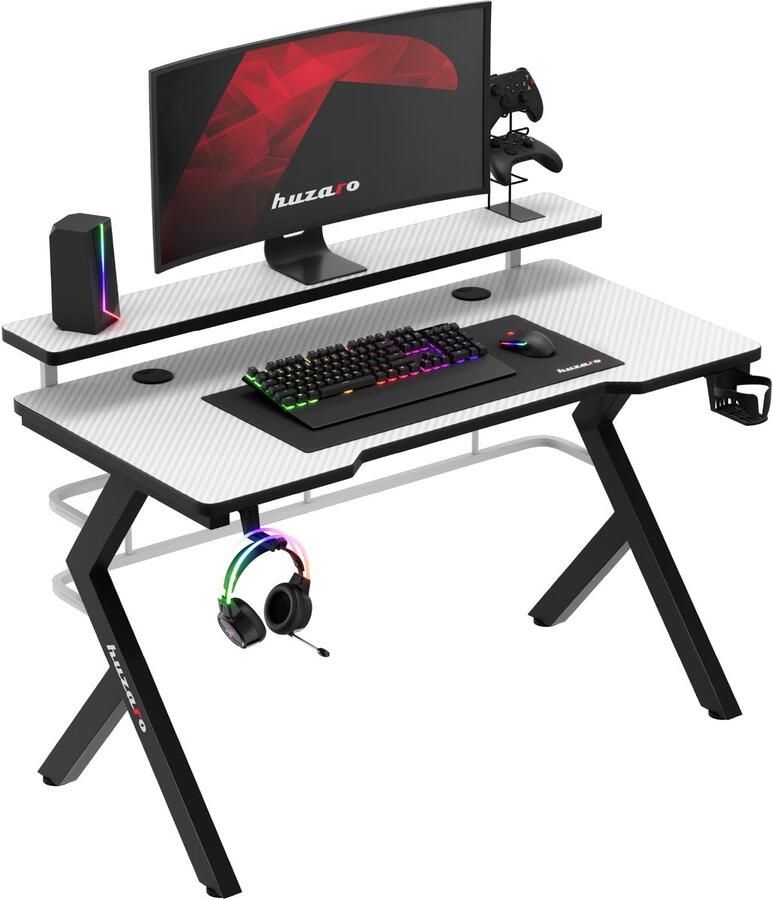 Huzaro Hero 5.0 Bureau Wit - Foto 2