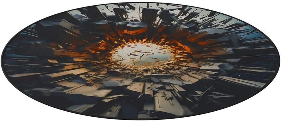 Huzaro Mat voor Gaming HZ-FLOORMAT 5.0 Zwart Rubber