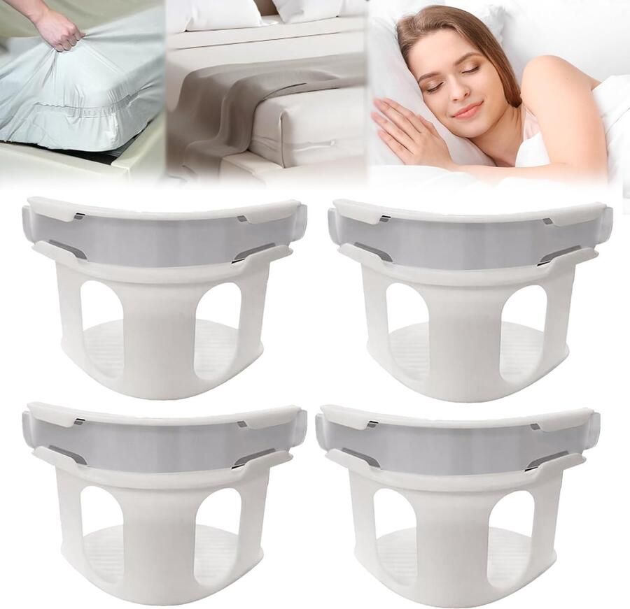 Hype Up Goods Lakenspanners Deluxe Dekbedclips Dekbed Klemmen Universeel Voor Alle Bedden 4 Stuks - Foto 2