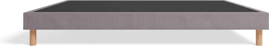 Hypnia Essential Gestoffeerde Bedbodem Bedframe 140 x 200 Lattenbodem Grijs Eenvoudige Montage Verstevigde bedbodem Tijdloze Bedbodem Geschikt Voor Ieder Matras