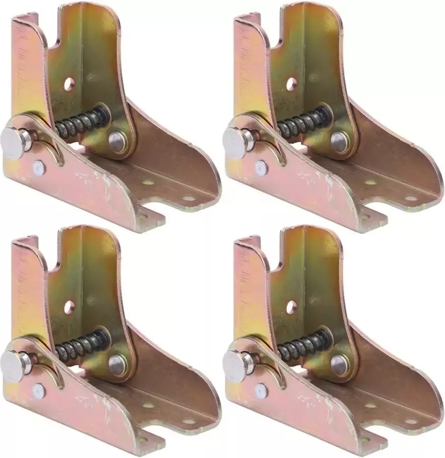 Hztieriger 4 x vouwvoeten voor tafel tafelpoten vouwvoeten tafel klapscharnier slotverlenging tafel bedpoot