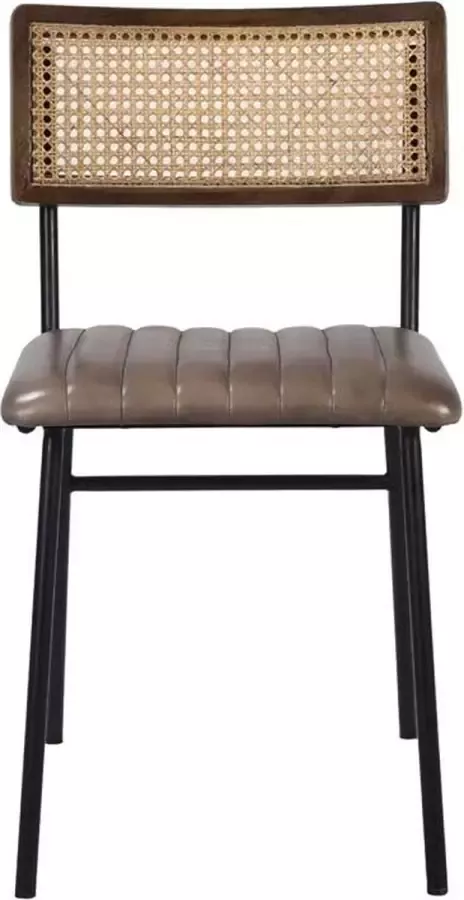 I-Catchers Eetkamerstoel- Imola-Rundleder-Olijf (minimaal per 2 te bestellen)