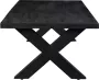 I-Catchers Salontafel limitless black mangohout 140 x 70 x 4 (h) cm - Thumbnail 2