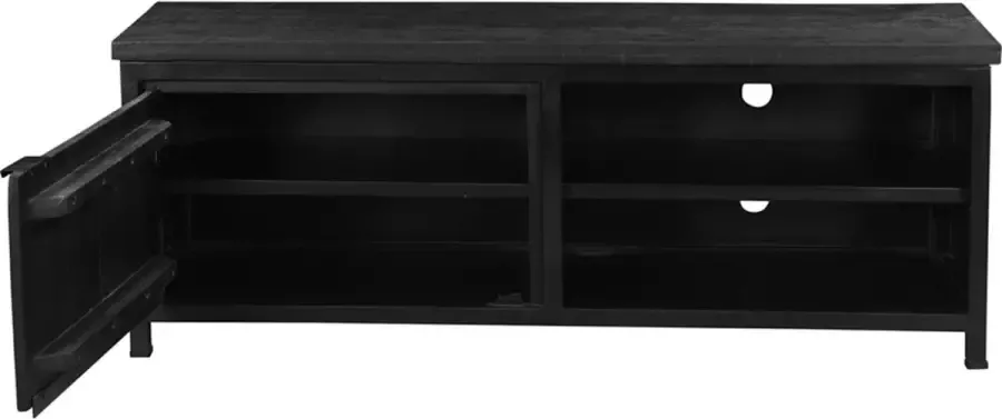 I-Catchers Tv meubel limitless black mangohout 140 x 40 x 52 (h) cm