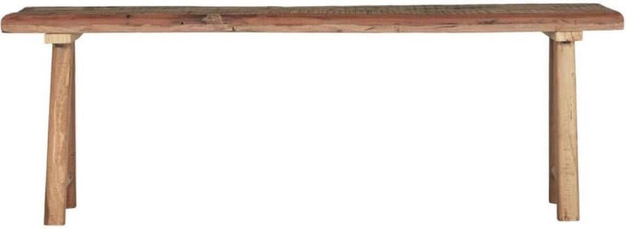 Ib Laursen Unieke houten bank 120 cm