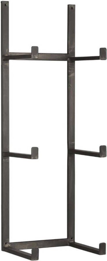 Ib Laursen Wandrek voor 3 Baksteenmallen Zwart Metaal