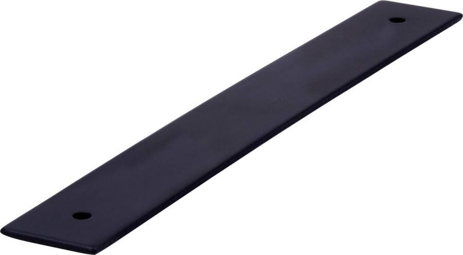 I.B.E. Mat zwarte achterplaat voor meubelgrepen 160 mm