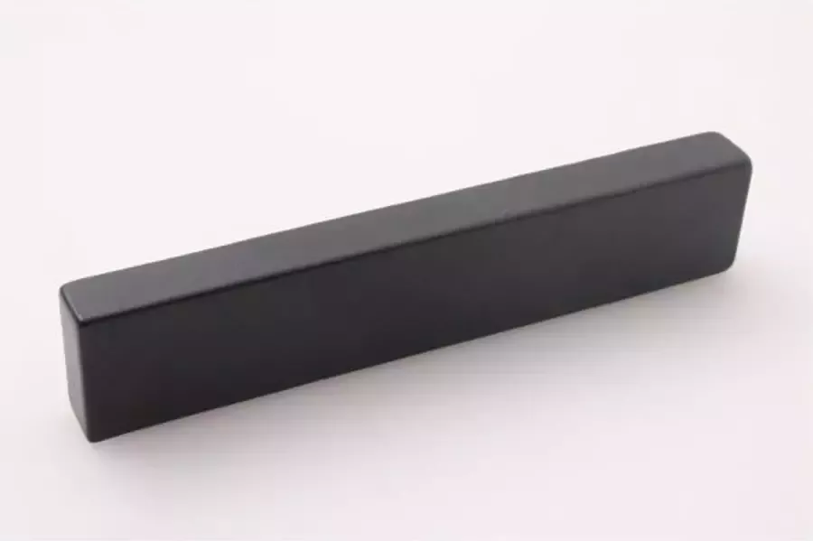 I.B.E. IBE meubelgreep SLAB rechthoekig B129xH28xD12mm as=96mm zwart