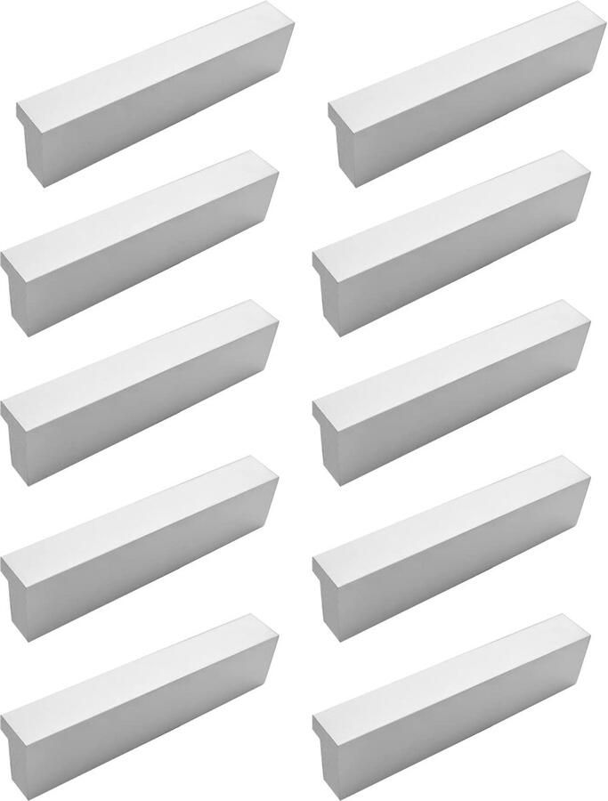 Ibenzoa 10 Aluminium Türgriff Sets met 32mm Lochnauwkeur Voor Kasten Schubladen en Deuren