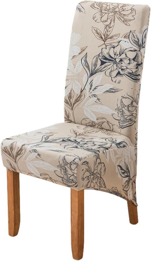 Ibenzoa 6 Stuks Elastische Hibiscus Print Stretchstof Machinewasbaar