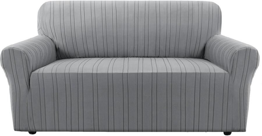 Ibenzoa Bankhoes grijs 2-zits (135-165 cm) – Elastische bankhoes met meubelbescherming