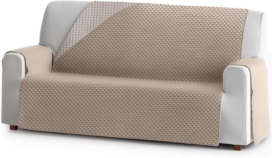 Ibenzoa Beschermende Sofa-Overschot in Beige-Ecru voor Driezitsbank van 160 cm Geschikt voor 170-210 cm