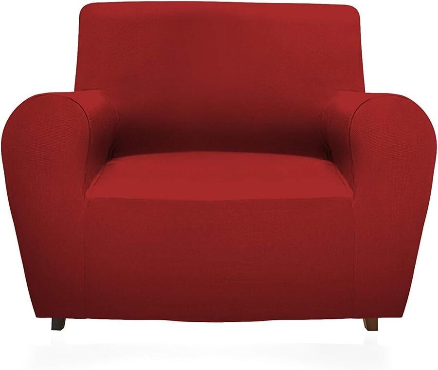Ibenzoa Beschermende Stof Hoes voor Fauteuil met Elastische Afwerking Bordeaux