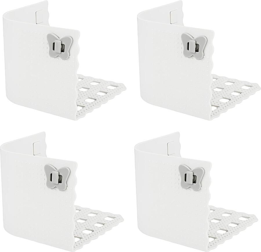 Ibenzoa Bettlakenhouders Set van 4 met Siliconesluiting voor Strakke en Gladde Lakens op Verschillende Matrassen