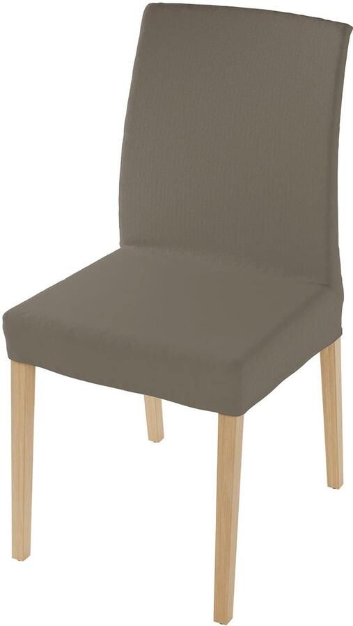 Ibenzoa Bi-elastische Stoelhoezen Set – Duifgrijs – 2 Stuks – Polyester