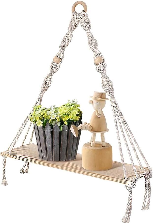 Ibenzoa Bohemian Stijl Macramé Wandrek voor Ruimtes in Huis