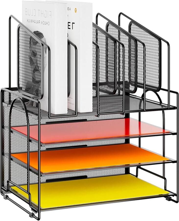 Ibenzoa Bureau Organisatie Systeem met Meerdere Opbergvakken voor Kantoor en Thuisgebruik