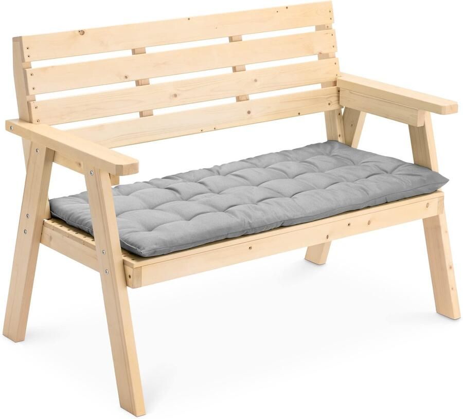 Ibenzoa Comfortabel en Stijlvol Zitkussen voor Tuinbank en Schommelbank 120 x 40 cm Kleuren