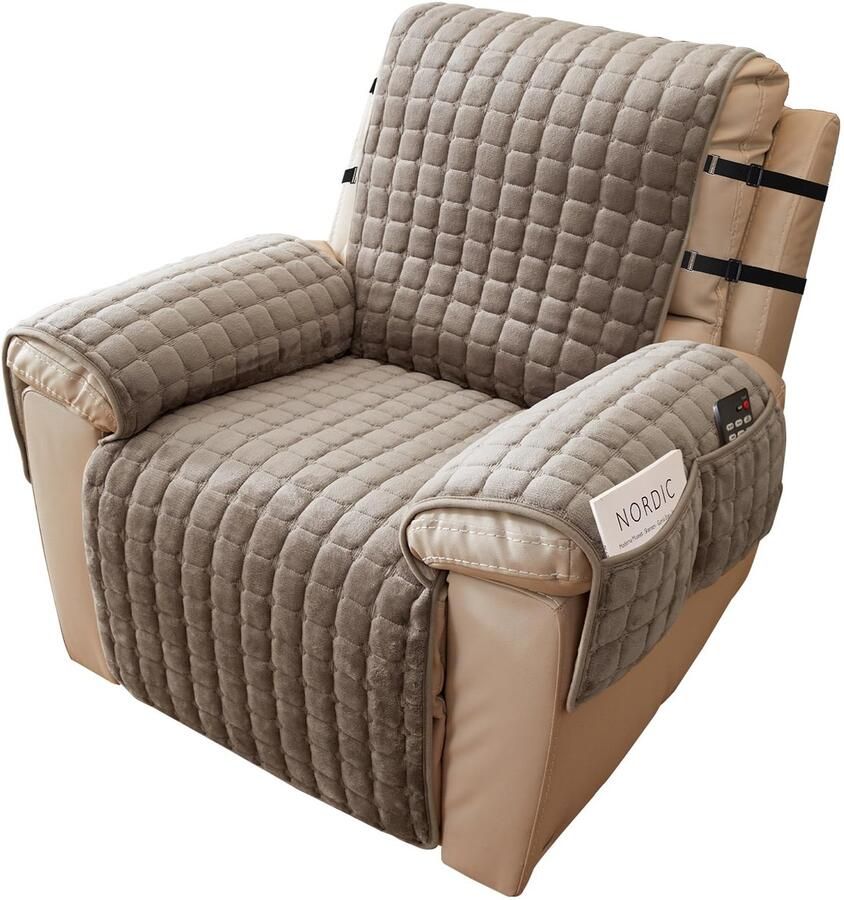 Ibenzoa Comfortabele en Stijlvolle Bankbeschermer voor Ultieme Relaxervaring met Handige Opbergvakken