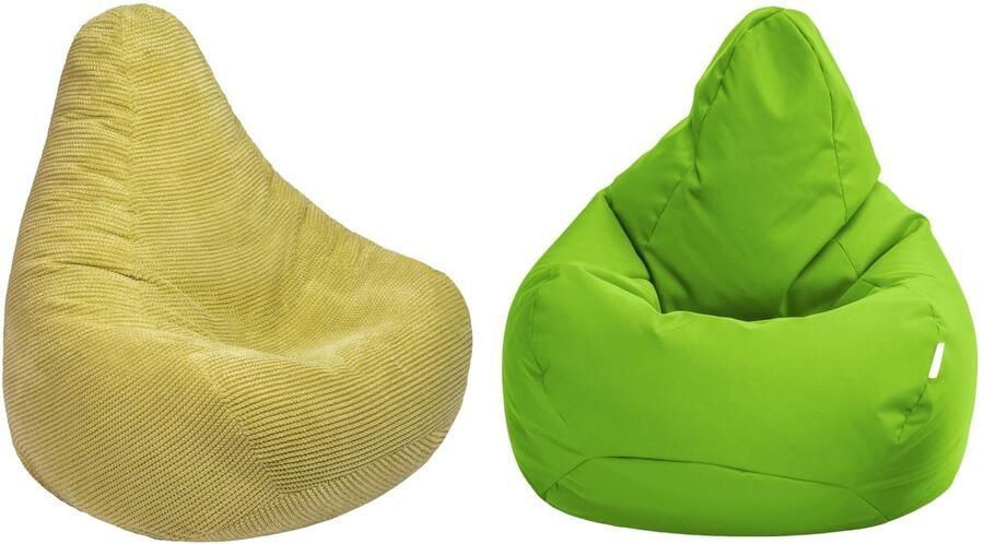 Ibenzoa Comfortabele en Stijlvolle Gaming Zitzak voor Volwassenen in Corduroy voor Binnen en Buiten