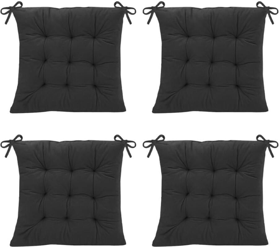 Ibenzoa Comfortabele en Stijlvolle Stoelkussens Set van 4 voor Binnen en Buiten 40x40 cm