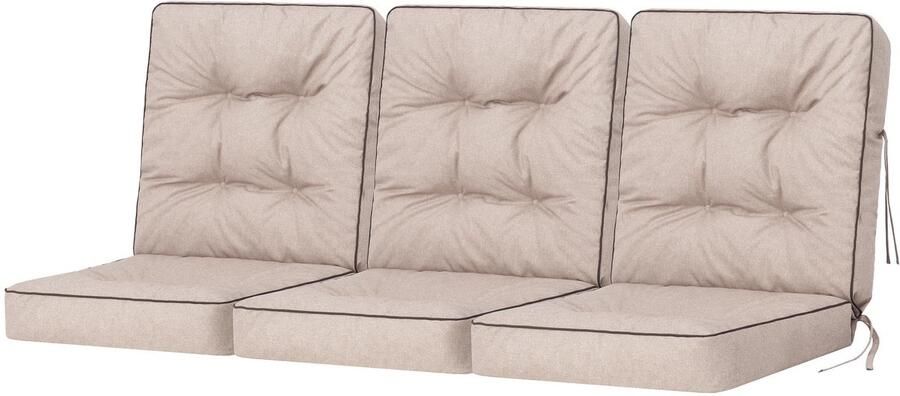 Ibenzoa Comfortabele en Stijlvolle Zitkussens voor Tuinbanken en Schommelbanken Waterbestendig en UV-Bestendig 180 cm