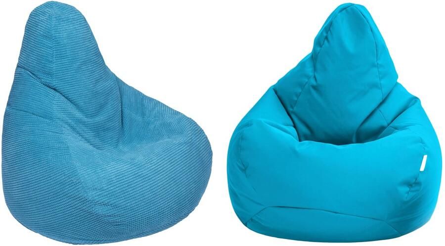 Ibenzoa Comfortabele XXL Zitzak voor Binnen en Buiten met Rugleuning en EPS Vulling