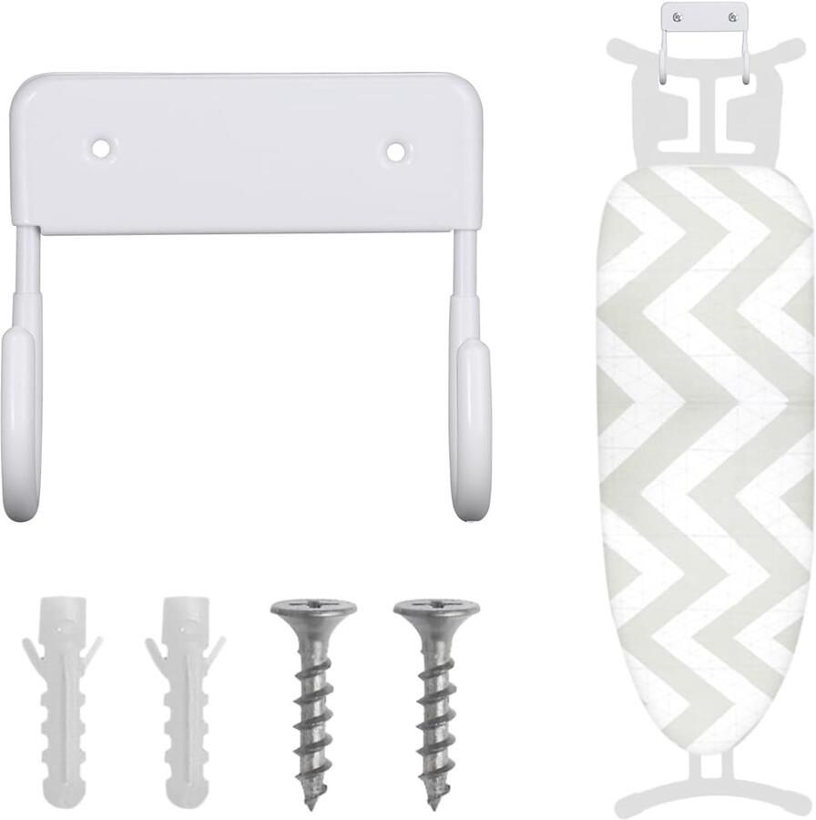 Ibenzoa Compacte Muurbeugel Strijkplank Stabiele en Discreet Montage Oplossing