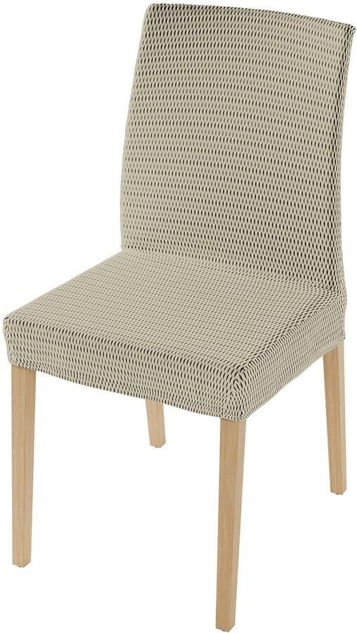 Ibenzoa Duplex stoelhoezen met verstelbare stoelrugleuning Lichtgrijs