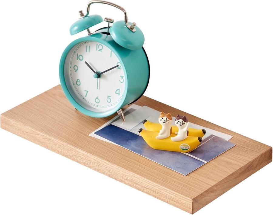 Ibenzoa Duurzame Houten Wandplank – Strak en Functioneel voor Toepassingen