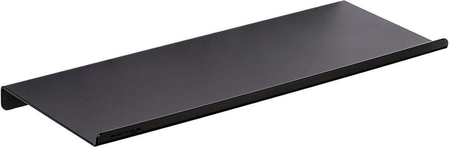 Ibenzoa Duurzame Zwarte Roestvrij Stalen Doucheplank met Shampoohouder Badkameroplossing