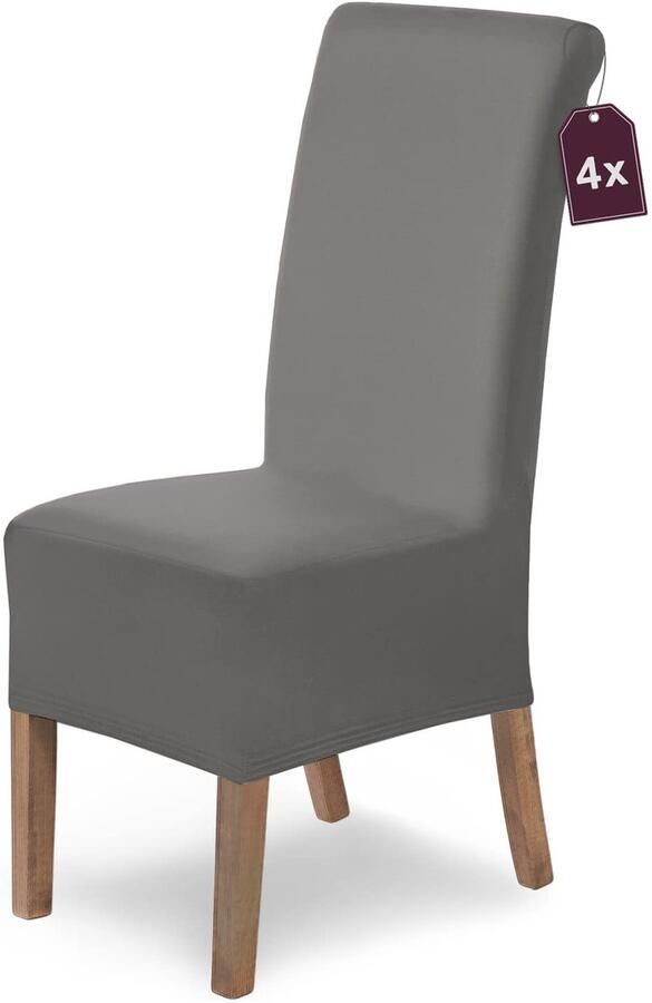 Ibenzoa Elastische Stoelhoezen Set van 4 voor Luxe en Stijlvolle Interieurupgrades
