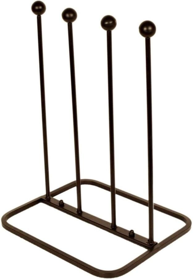 Ibenzoa Elegant Metalen Schoenenrek voor Twee Paar Laarzen met Klassiek Ontwerp voor Binnen en Buiten