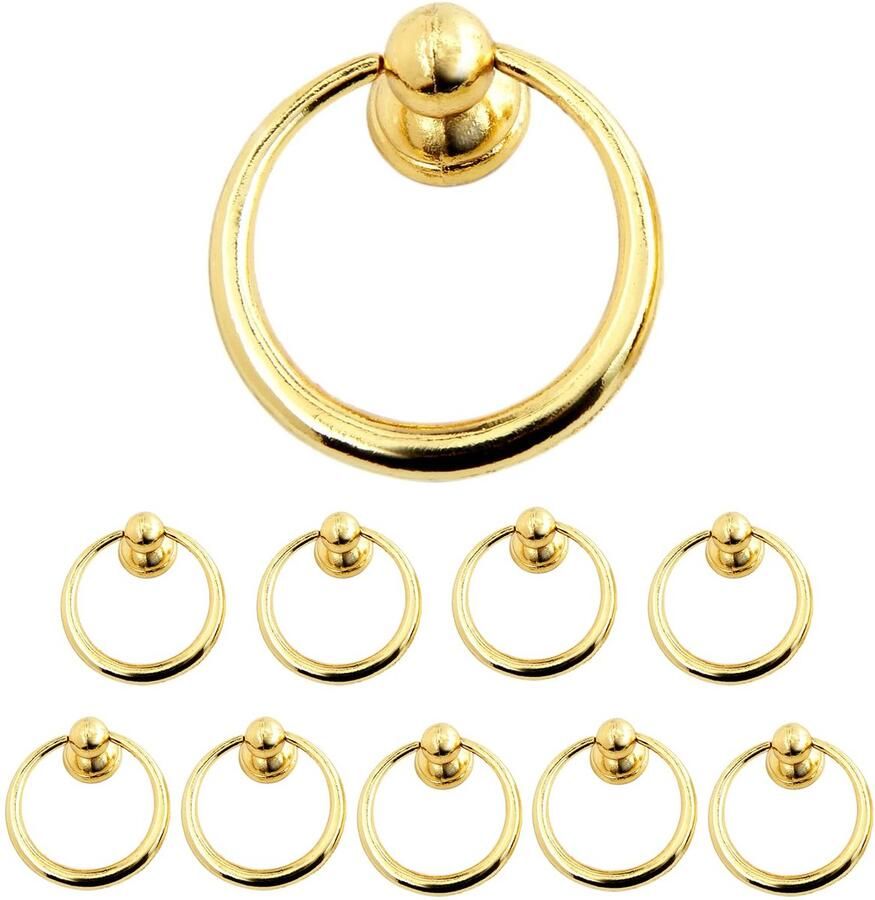 Ibenzoa Elegante Gouden Meubelgrepen Set van 10 voor Kasttoepassingen