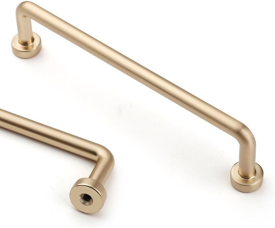 Ibenzoa Elegante goudkleurige meubelgrepen voor keukenkasten en kledingkasten met zinklegering