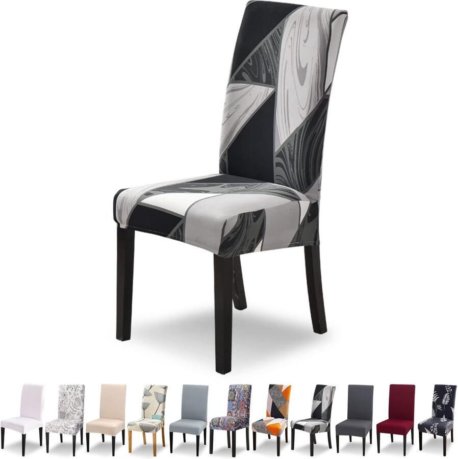 Ibenzoa Elegante Stretch Stoelhoezen Set voor Eetkamerstoelen Geschikt voor Gelegenheden