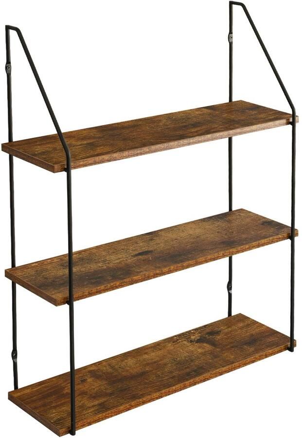 Ibenzoa Elegante Zwevende Wandplank Met Drie Niveaus Voor Kamers