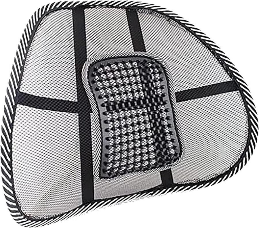 Ibenzoa Ergonomisch Rugsteunkussen voor Stoel en Autostoel met Lendensteun en Houdingsverbetering