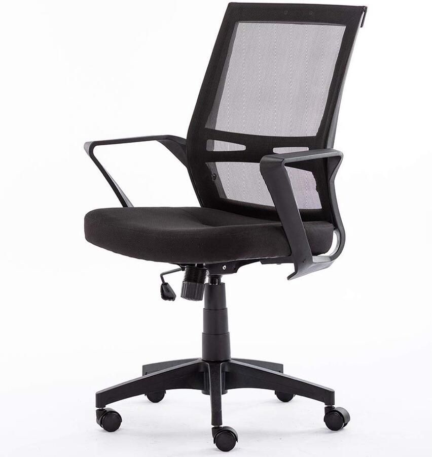Ibenzoa Ergonomische bureaustoel met ademende netbespanning en verstelbare hoogte